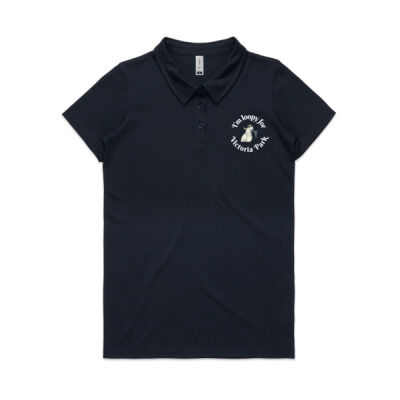 I'm Loopy for Victoria Park Women's Navy Polo Thumbnail